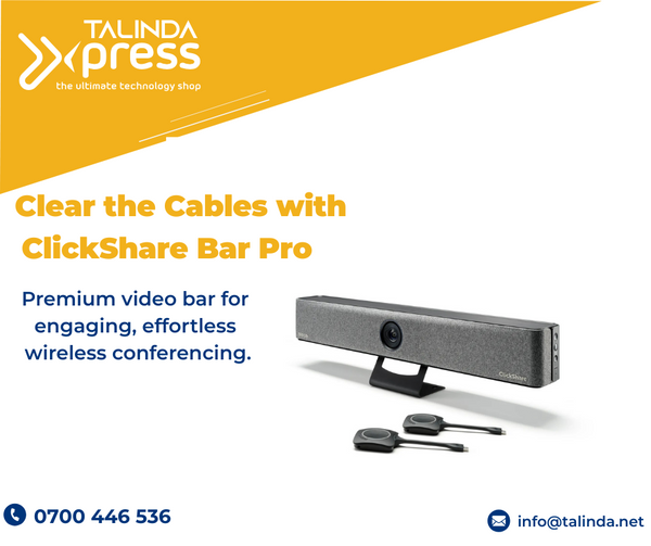 Goodbye Cables, Hello Collaboration: Meet the ClickShare Bar Pro