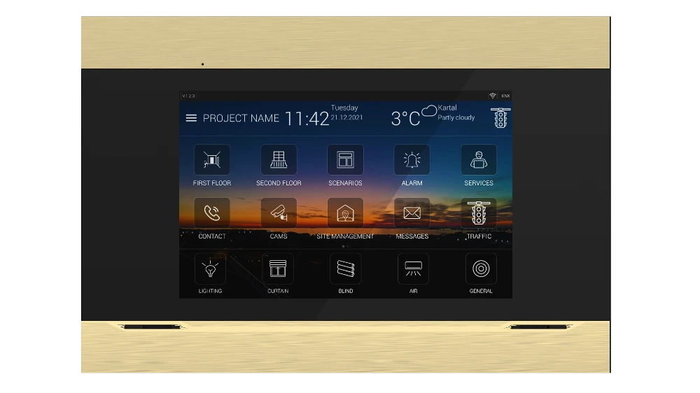 Interra 4 - 10.1'' KNX Touch Panel - Android - TalindaExpress