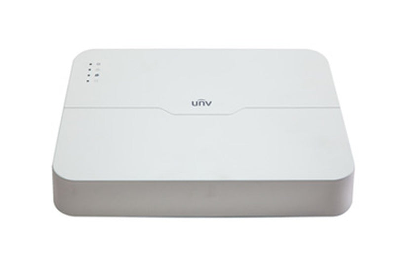 Uniview 8 Channel NVR 1 SATA HDD, 8PoE - TalindaExpress