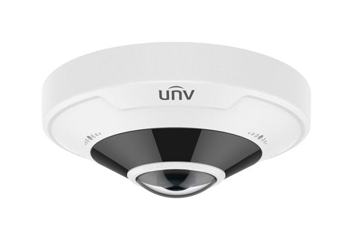 Uniview IPC868ER-VF18-B 12MP IR Ultra 265 Outdoor Fish Eye IP Security Camera - TalindaExpress