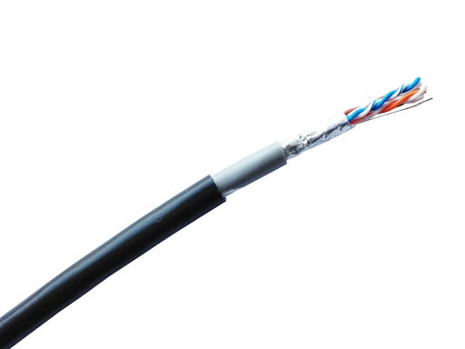 CAT6 FTP 23 AWG PVC/UV PVCOutdoor Cable NCB-C6FOBLR-305