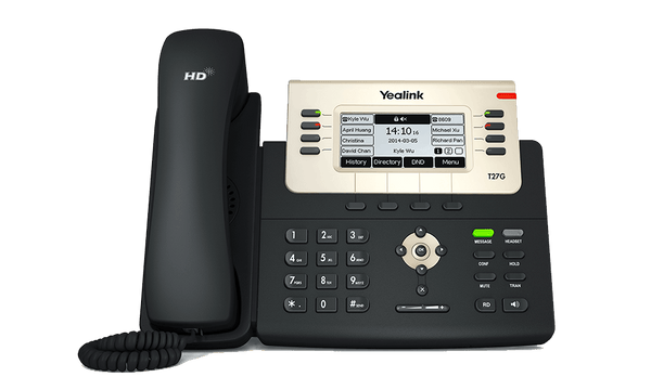 Yealink SIP-T27G 6 SIP line IP Phone - TalindaExpress