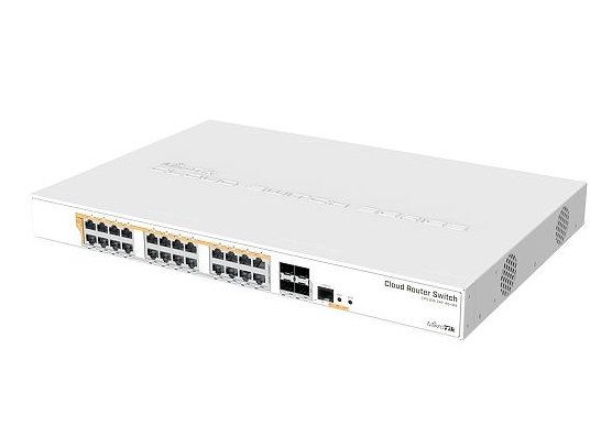 MikroTik CRS328-24P-4S+RM ? 24 port 500 w PoE Cloud Router Switch