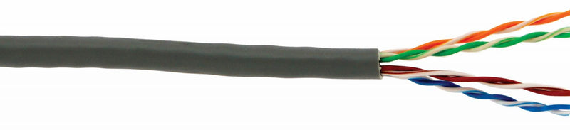 Cat6 UTP 24AWG Cable Rolls NCB-C6UGRYR-305-24