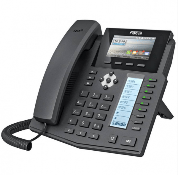 X5S Fanvil X5S 6 line Executive Gigabit Color Display Phone,40 DSS Keys - TalindaExpress