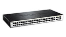 Dlink 48-Port 10/100BaseT + 2-Port 10/100/1000Mbps Copper + 2 Combo Copper/SFP Smart Switch