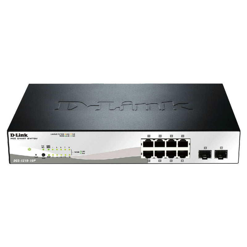 8 Port 10/100 802.3at PoE Switch