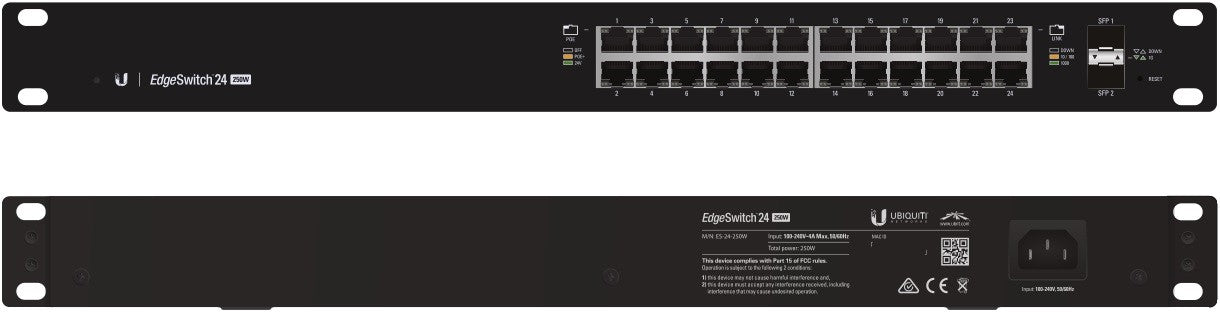 Ubiquiti edgeswitch 24 store 250w