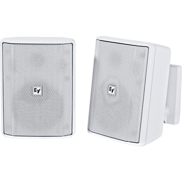 Speaker 4" cabinet 8 Ohm white pair-White, price per pair - TalindaExpress