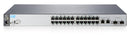 Aruba 2530 24 Switch. 24 10/100 ports, 2 10/100/1000 ports, 2 SFP ports, fanless operation
