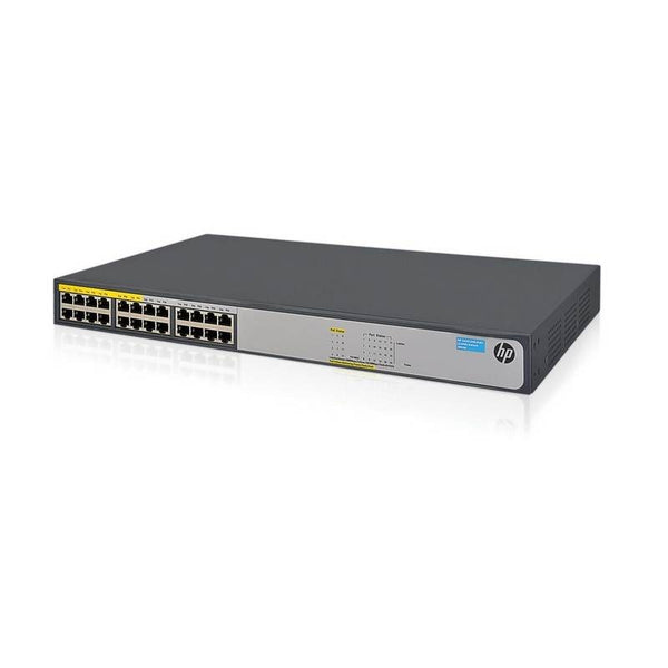 HPE OfficeConnect 1420 JH019A 24G PoE+ (124W) Switch - 24 RJ-45 autosensing 10/100/1000 ports, 1U - Height