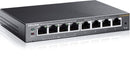 TP-Link 8-port 10/100Mbps Desktop PoE Switch, 4 PoE ports + 4 non PoE ports, 57W PoE Budget TL-SF1008P - TalindaExpress