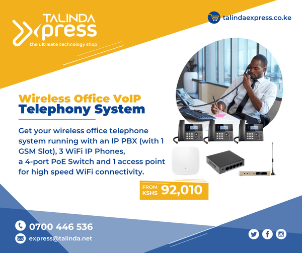 Wireless IP Phone System with High Speed WiFi Access Point - TalindaExpress